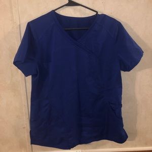 A large scrub top